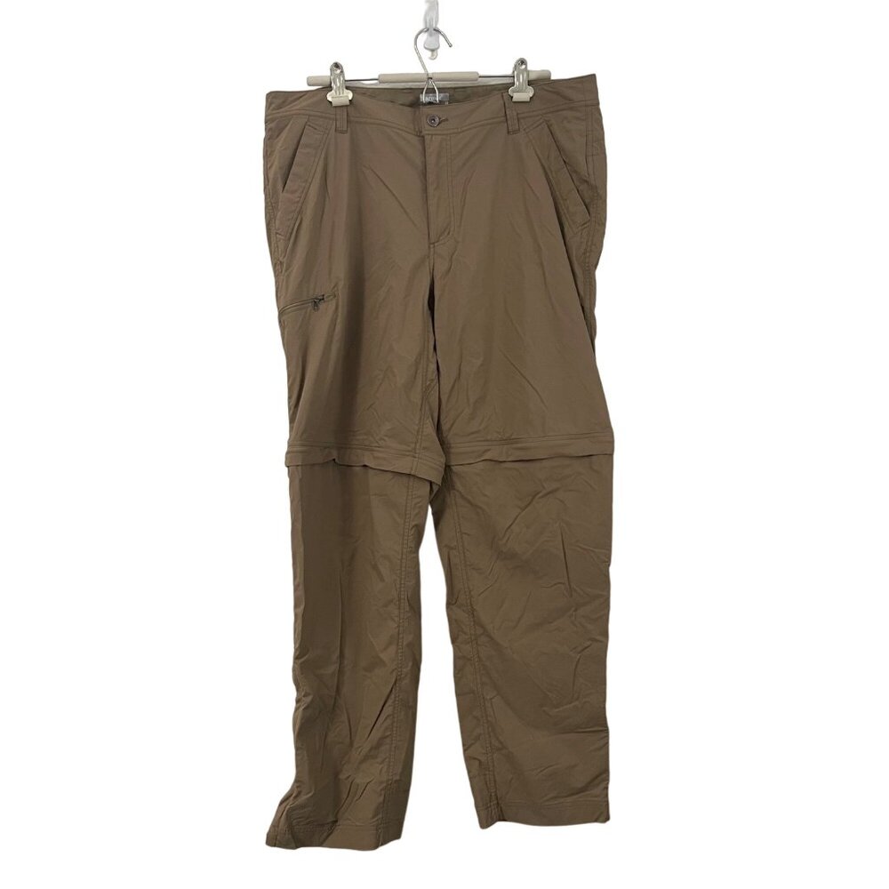 Marmot Mens Tan Zip Convertible Nylon Hiking Outdoor Pants Size 38